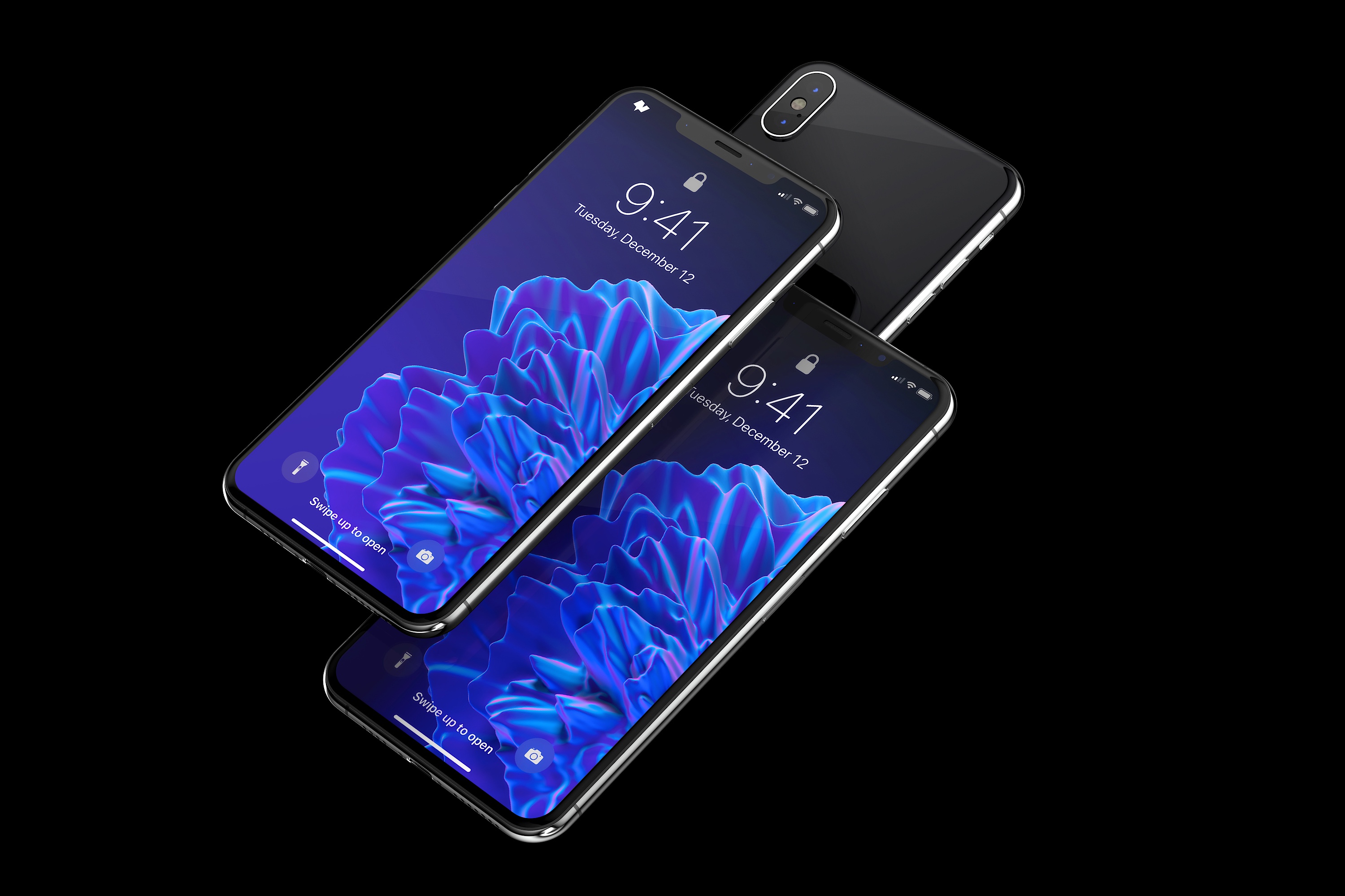 iPhone XS Max应用UI设计屏幕预览效果样机04 iPhone XS Max Mockup 04插图(3)