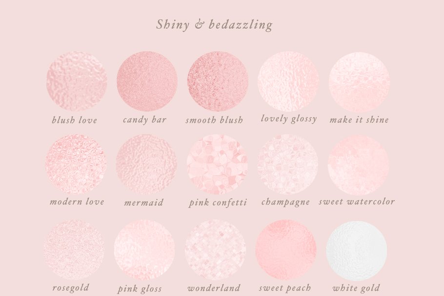 金色、腮红和粉红纹理 Gold, Blush & Pink Textures插图(1)