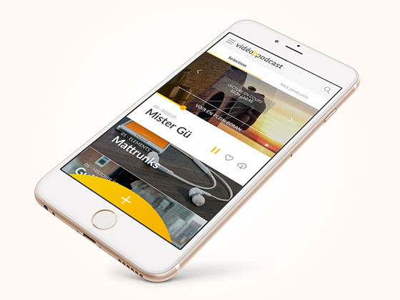 Video Podcast UI素材之家精选sketch素材