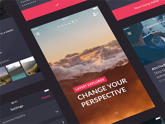 Valley UI Kit素材之家精选sketch素材