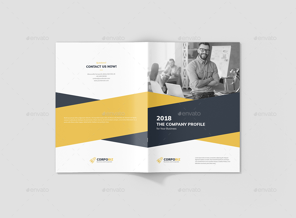 企业公司极简主义风格简介宣传册3合1插图(19)