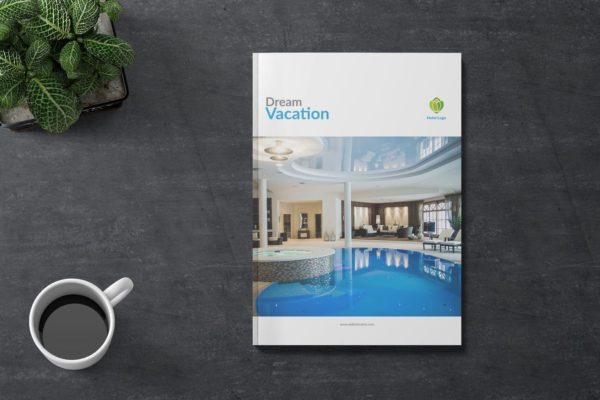 酒店大堂宣传画册设计模板 Hotel Brochure