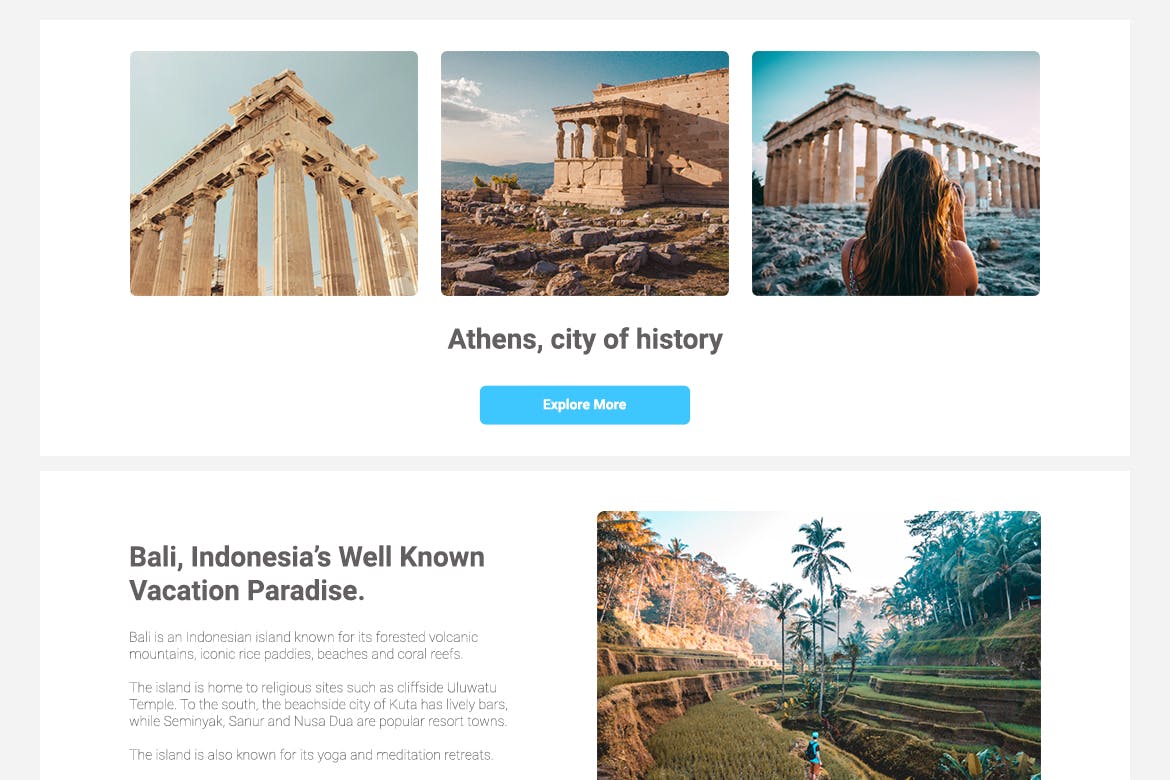 旅游门户网站UI设计套件 Footsteps UI Kit插图(4)