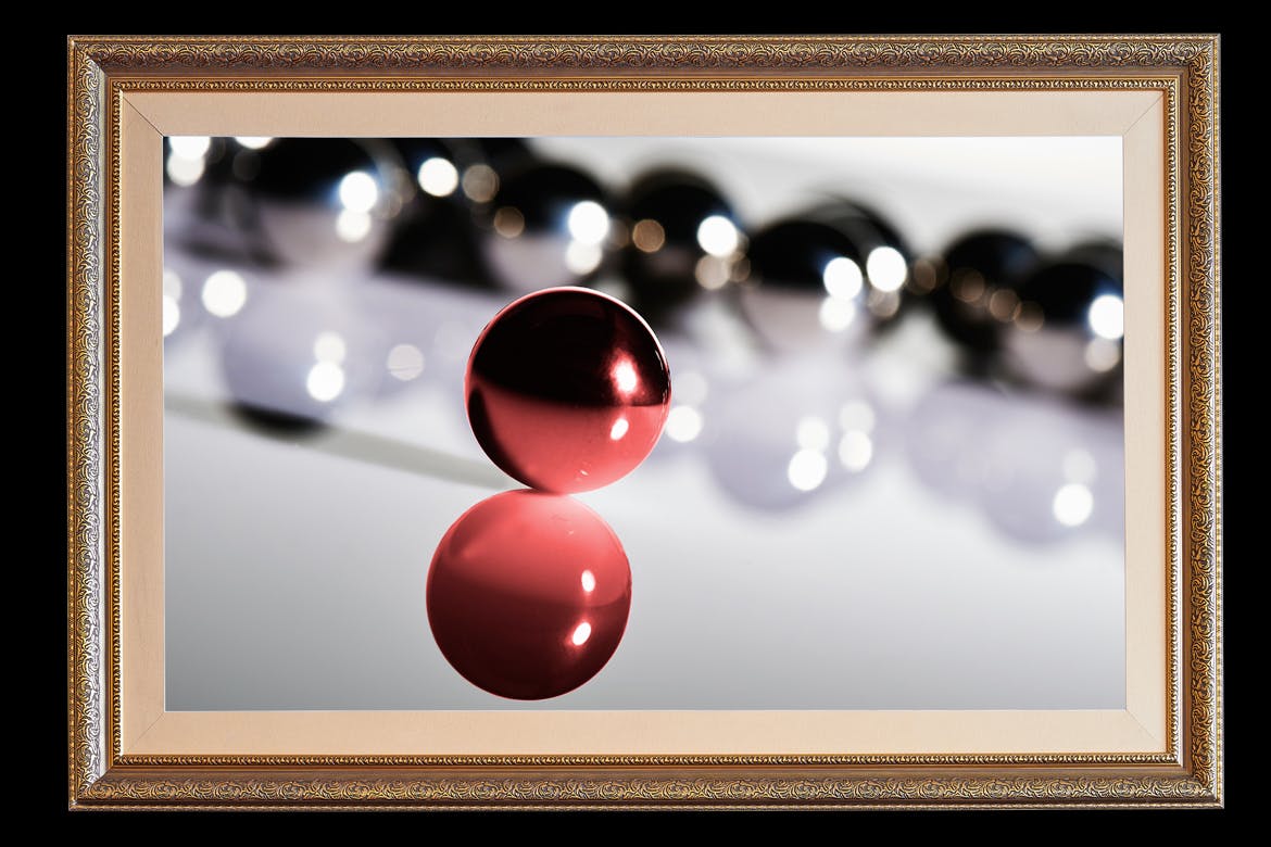 东方特色金色相框画框样机素材库精选模板v02 Oriental_Gold-Frame-Mockup-02插图(2)