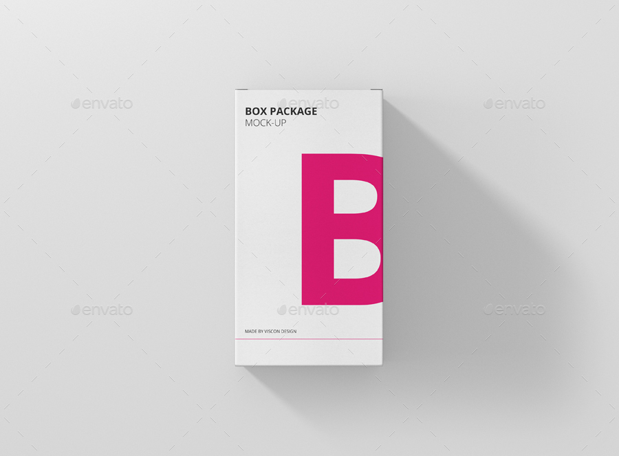 保健品药品包装外观展示样机 Package Box Mock-Up – Rectangle插图(1)