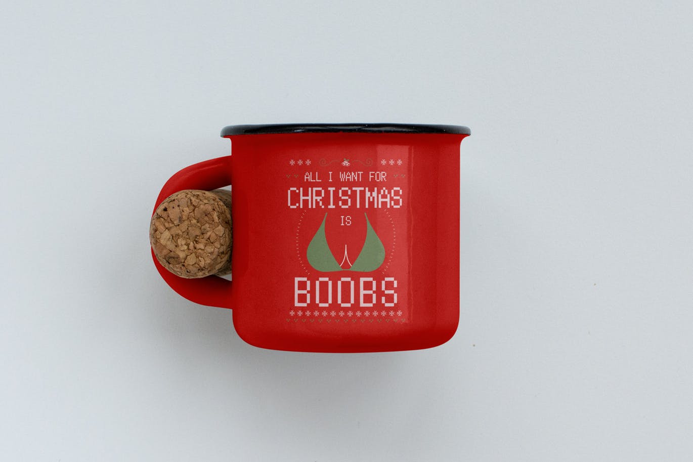 复古设计风格圣诞节T恤性感印花图案矢量设计素材 Funny Christmas Tshirt Template, Vintage Design插图(1)