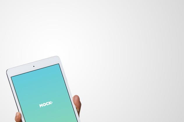 手持iPad Mini设备演示样机模板 iPad Mini Studio Mockups插图(2)