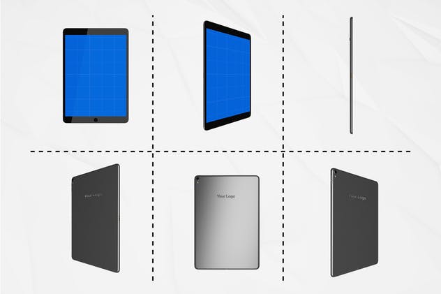 手机APP应用&移动网站iPad Pro样机套件 iPad Pro kit插图(2)