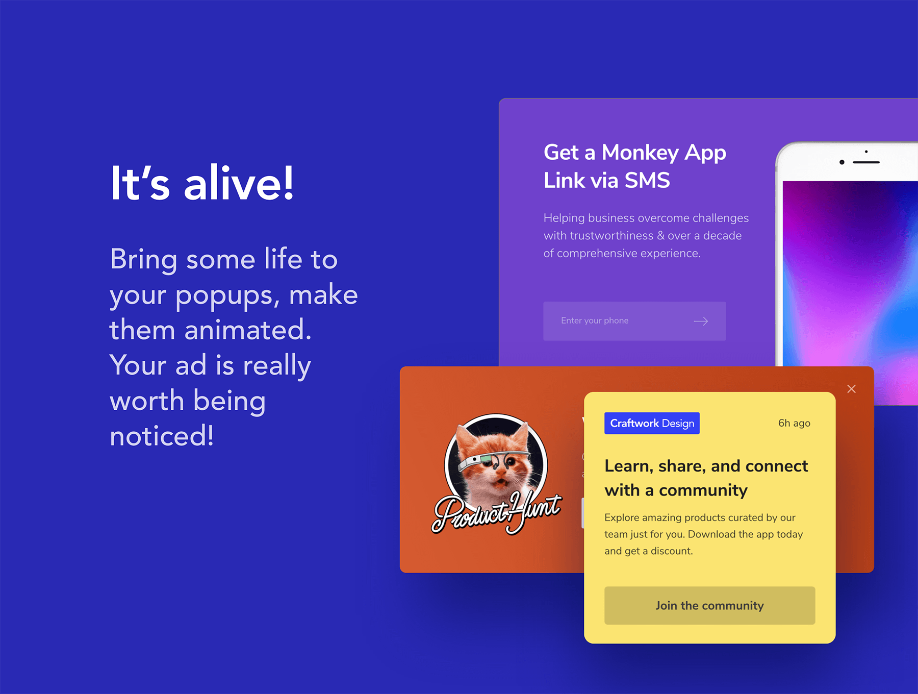 素材库下午茶：UI广告弹窗模板套装下载[XD,HTML]插图(3)