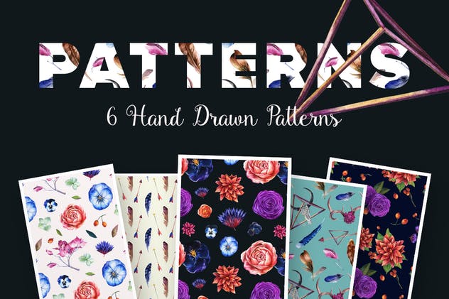 多元素魔法水彩插图套装 Enchanted Watercolor Kit插图(6)