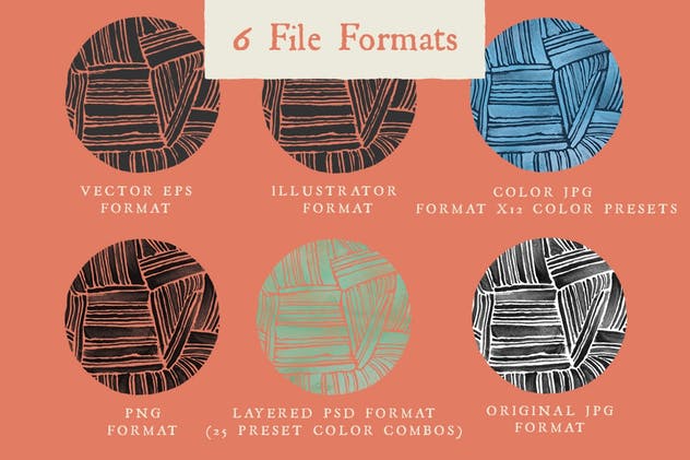 手绘水彩艺术图案纹理合集 Hand Painted Watercolor Textures插图(2)