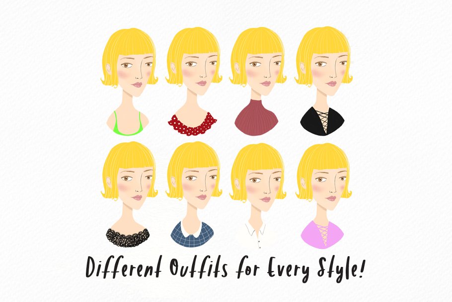 自定义手绘人物肖像插画 Custom Portrait Creator Facebox插图(4)