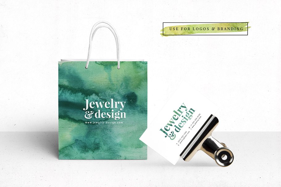 30款多彩不规则水彩纹理 Watercolor, 30 colorful textures插图(3)