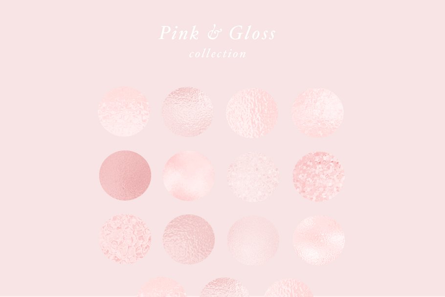 金色、腮红和粉红纹理 Gold, Blush & Pink Textures插图(6)