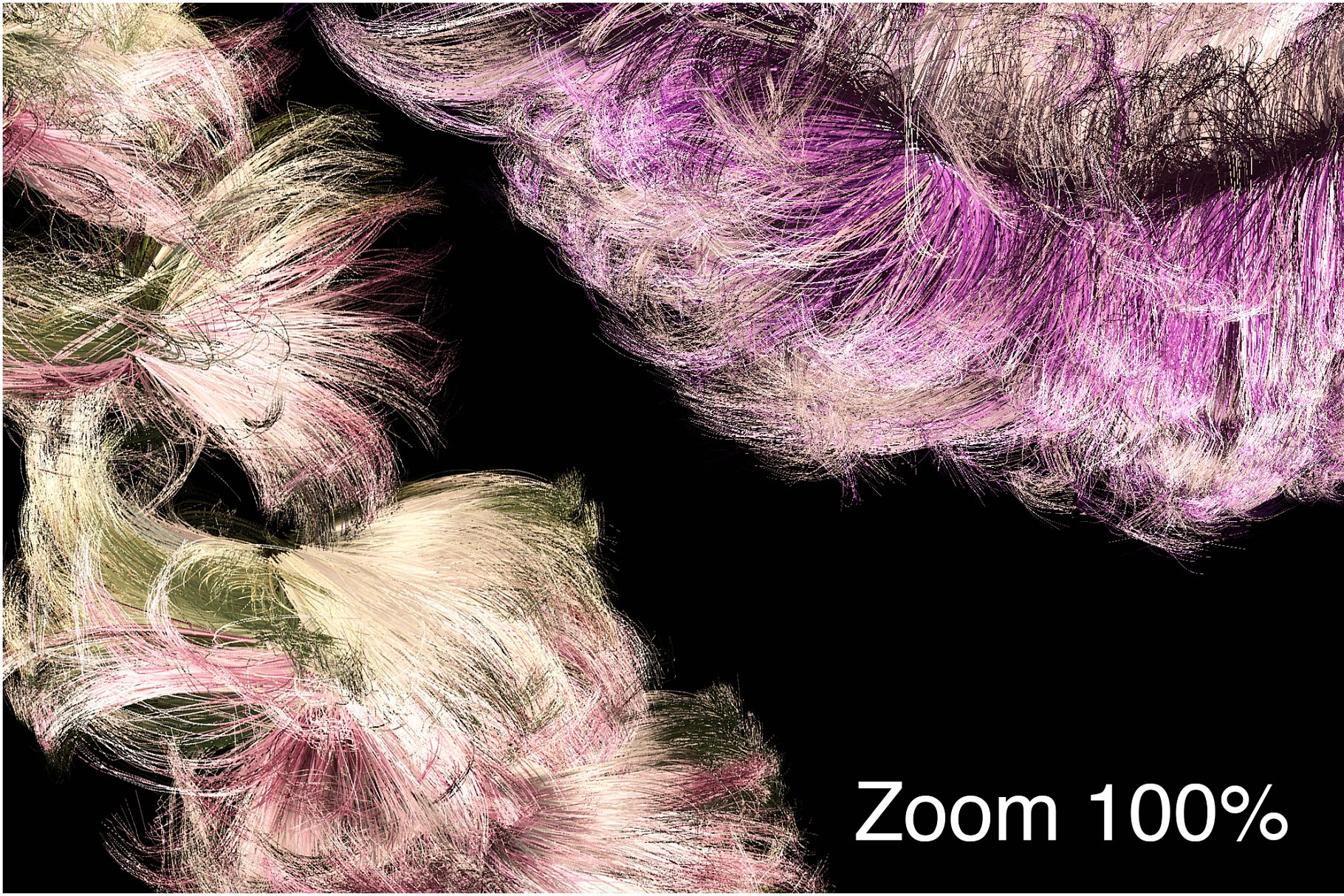 8K超高清蓬松毛茸茸波纹叠层背景 8K Fluffy Waves Overlays插图(1)