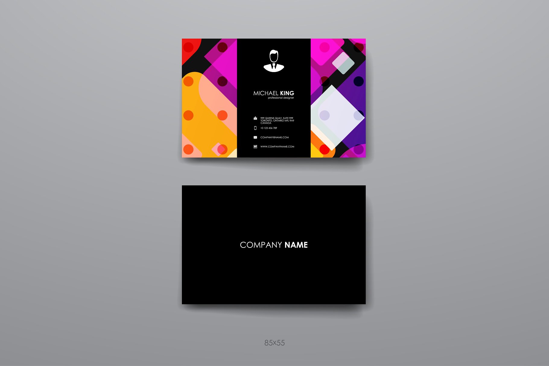 8款企业个人名片抽象设计模板 8 Business Cards插图(30)