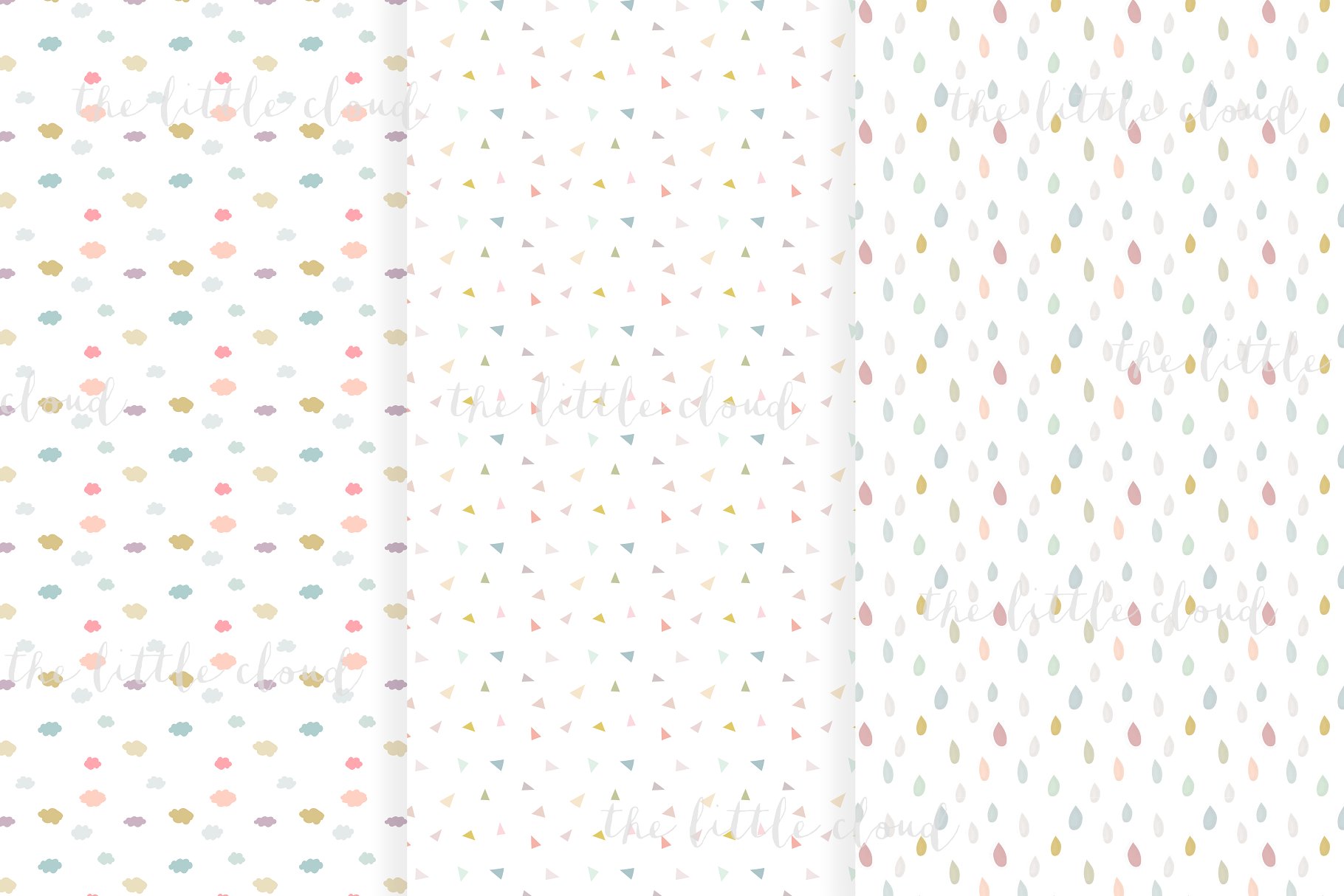 9种多彩图案无缝纹理 9 colorful seamless patterns插图(1)