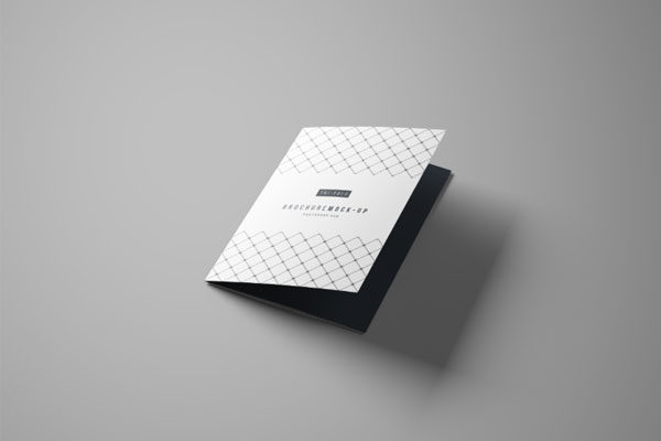 智能三折页广告小册子样机