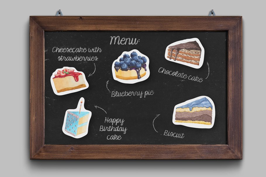 多彩甜蜜糖果天地设计素材包[对象/纹理/边框] Sweet Marker Collection Pro插图(3)