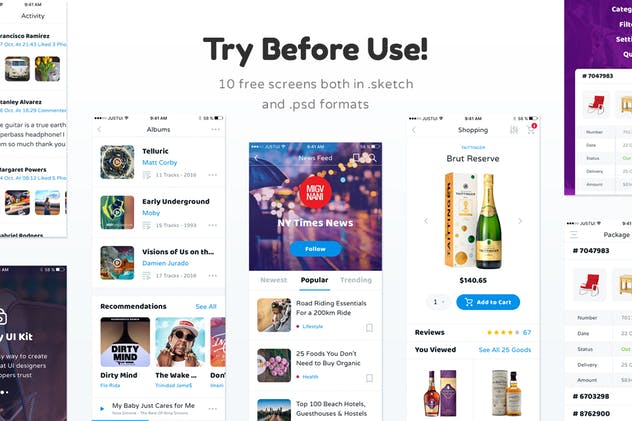 社交电商类 APP UI 套件 Liberty Mobile UI Kit插图(6)