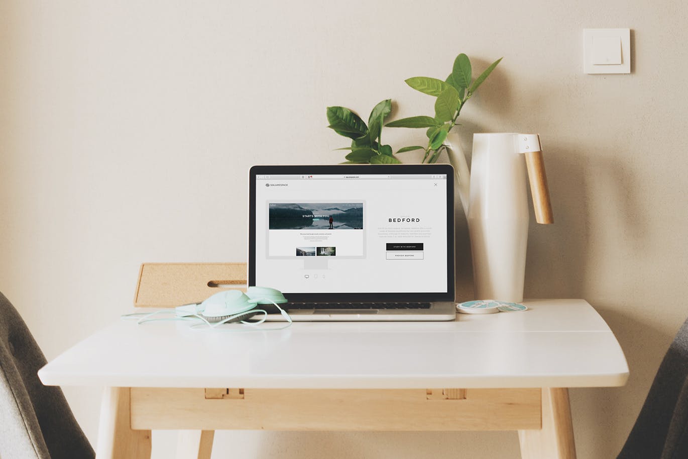 Macbook笔记本电脑显示Web应用程序APP UI样机VI展示模型mockups插图(2)