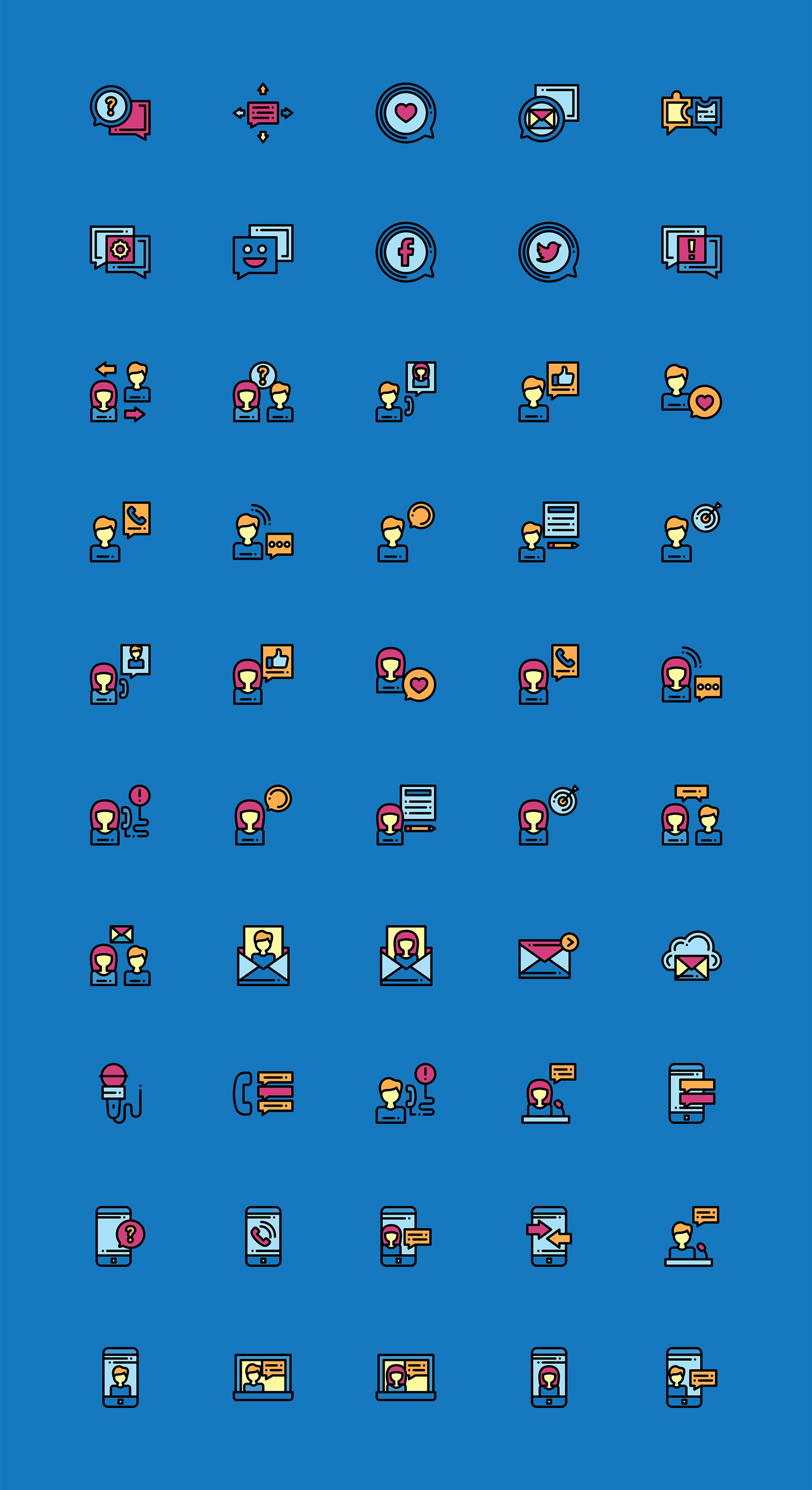 50 枚讨论元素图标