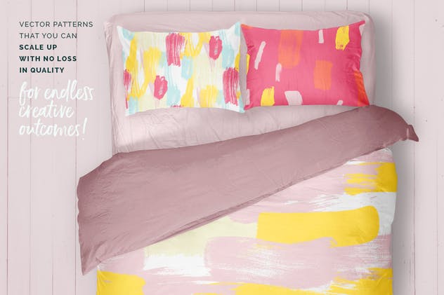 多彩液体飞溅图案纹理素材 Color Splash Patterns插图(4)