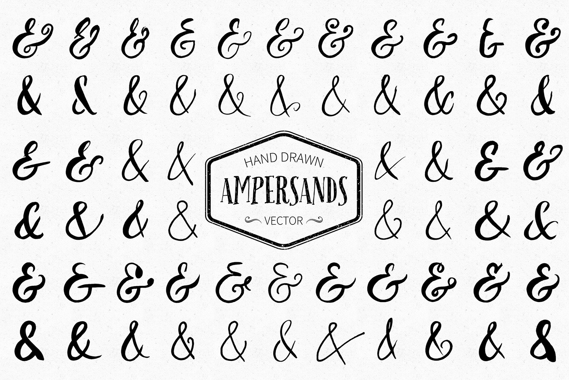 手绘树枝羽毛油墨剪贴插画 Inky Goods Vector Graphics插图(5)