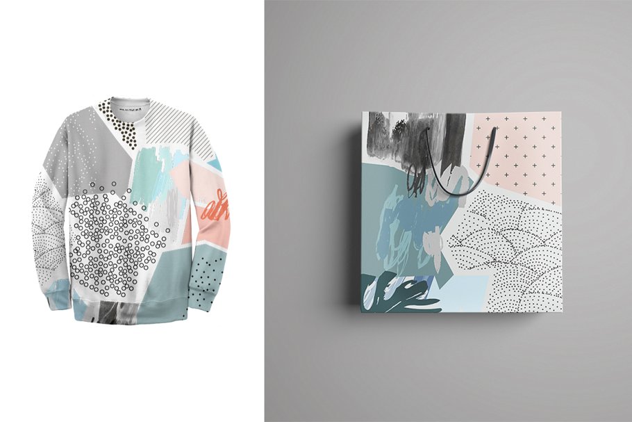 创意艺术图案纹理 Lightness. AI | PDF | JPEG + bonus插图(8)