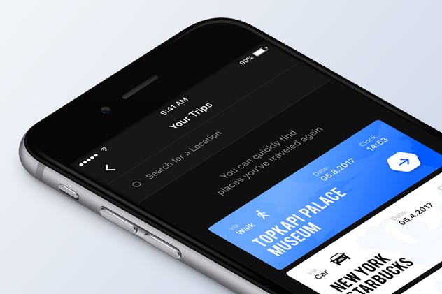 交通出行导航类APP应用UI界面模板 Nowgo UI Kit插图(5)