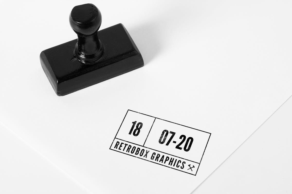 多用途橡皮印章图案设计样机 Multipurpose Rubber Stamps Mock Up插图