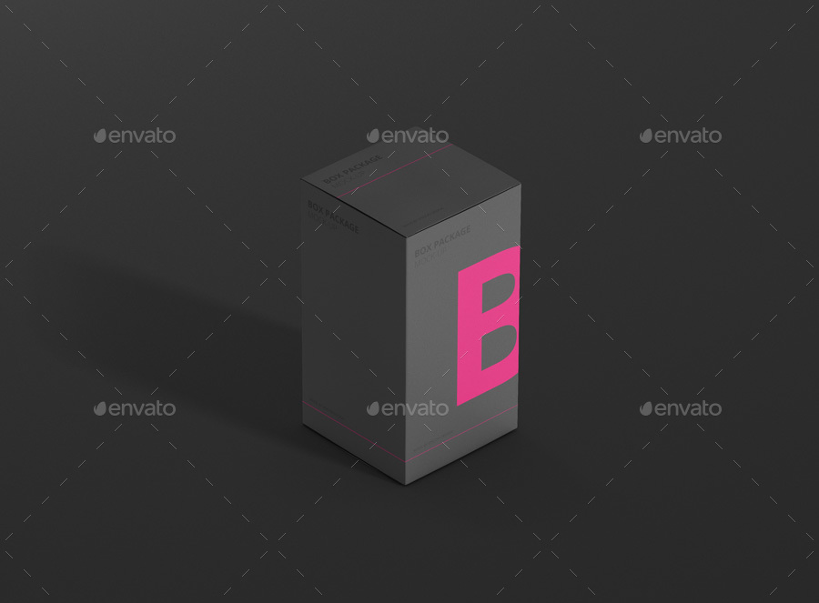 保健品药品包装外观展示样机 Package Box Mock-Up – Rectangle插图(9)