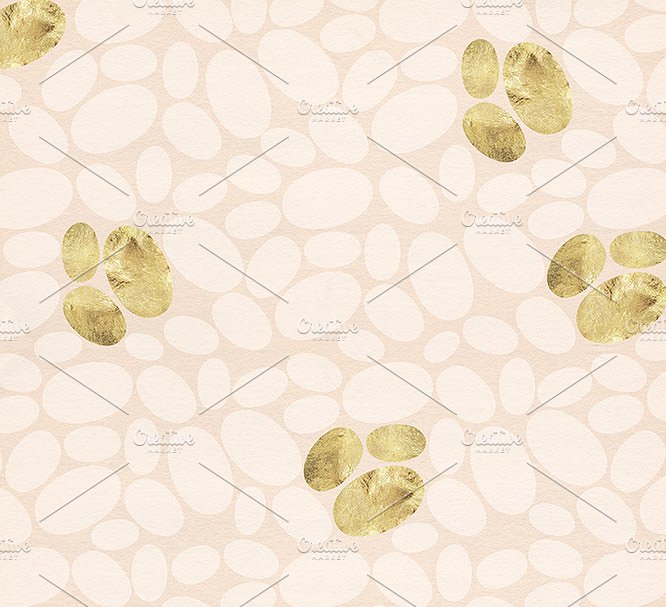 玫瑰金图案大理石纹理 November’s Garden Golden Glimmer插图(2)