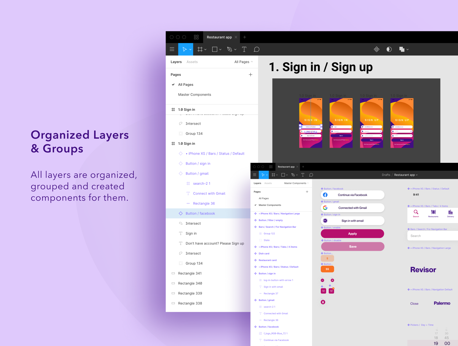 素材库下午茶：在线订餐/外卖订餐类APP应用UI设计素材库精选套件[]FIG插图(3)