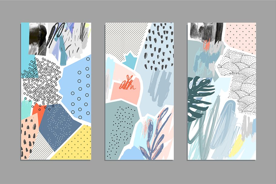 创意艺术图案纹理 Lightness. AI | PDF | JPEG + bonus插图(3)