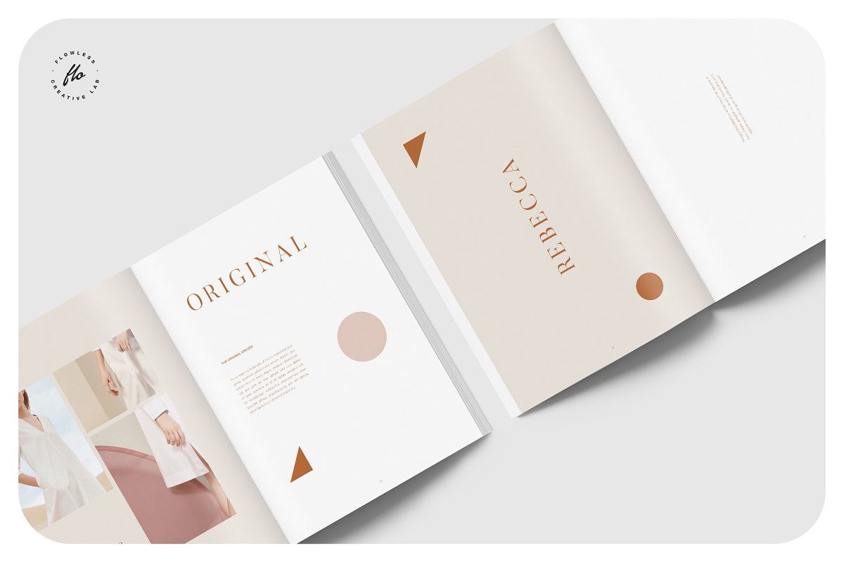 REBECCA时装产品画册设计模板插图(2)