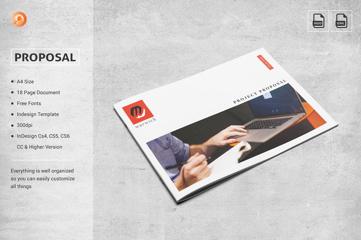 A4尺寸高端时尚的商务提案画册楼书杂志手册设计模板插图