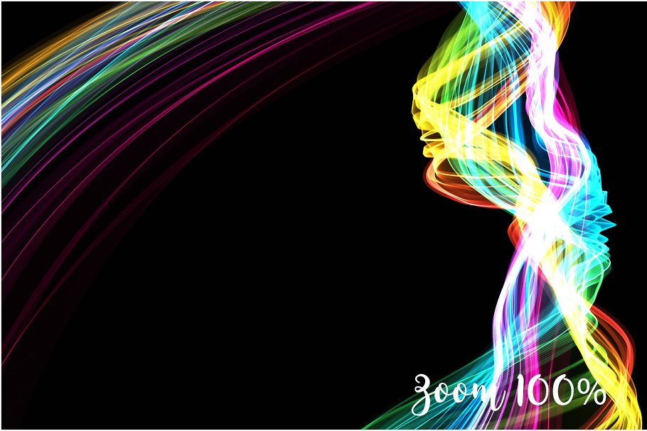 5K高清分辨率彩虹特效叠层素材 5K Rainbow Fluo Ink Overlays插图(2)