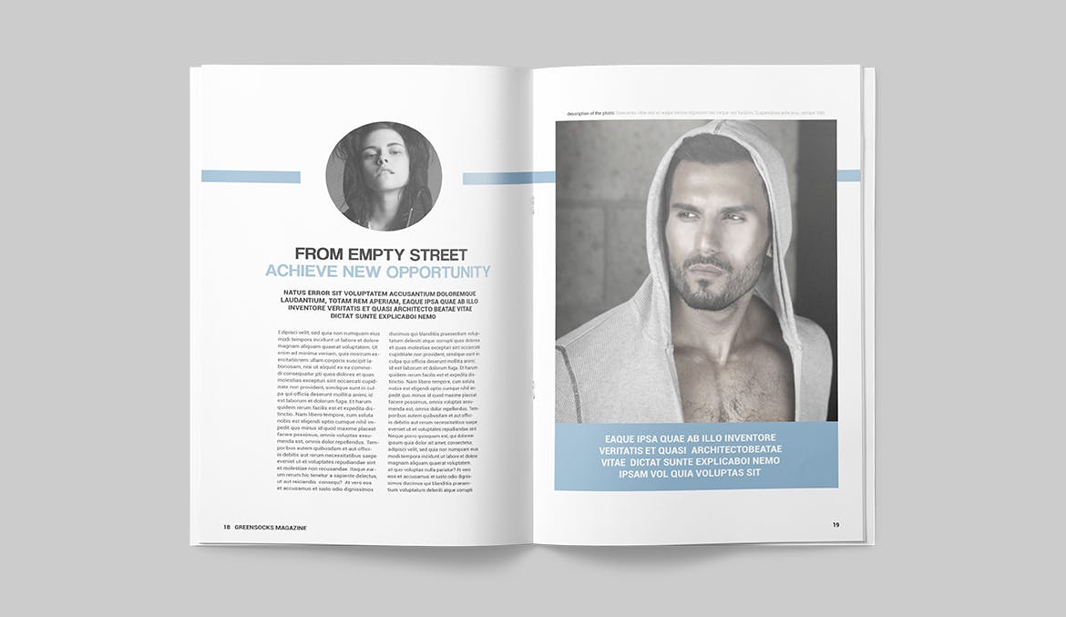 多用途素材库精选杂志版式设计InDesign模板 Magazine Template插图(9)