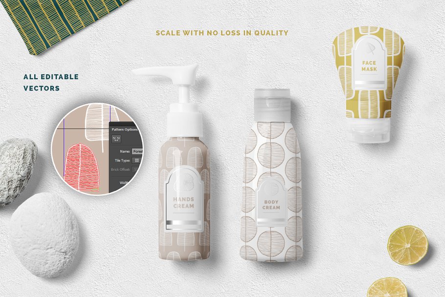 春天森林无缝图案纹理 Spring Forest Seamless Patterns插图(2)