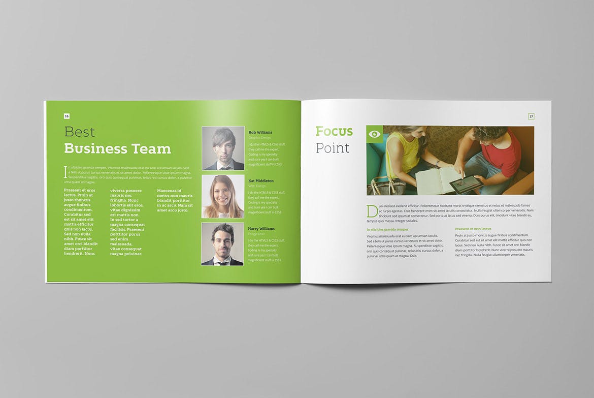 集团公司高档精装画册设计模板 Enrico Business Landscape Brochure插图(8)