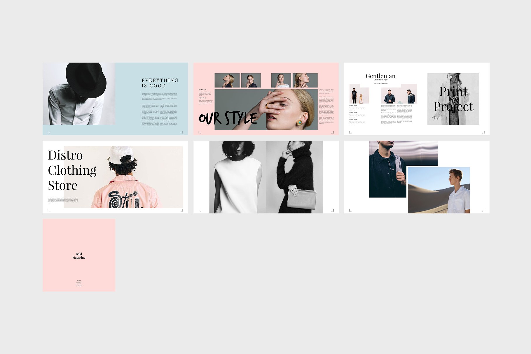 有范的时装杂志模板 Bold Magazine插图(10)