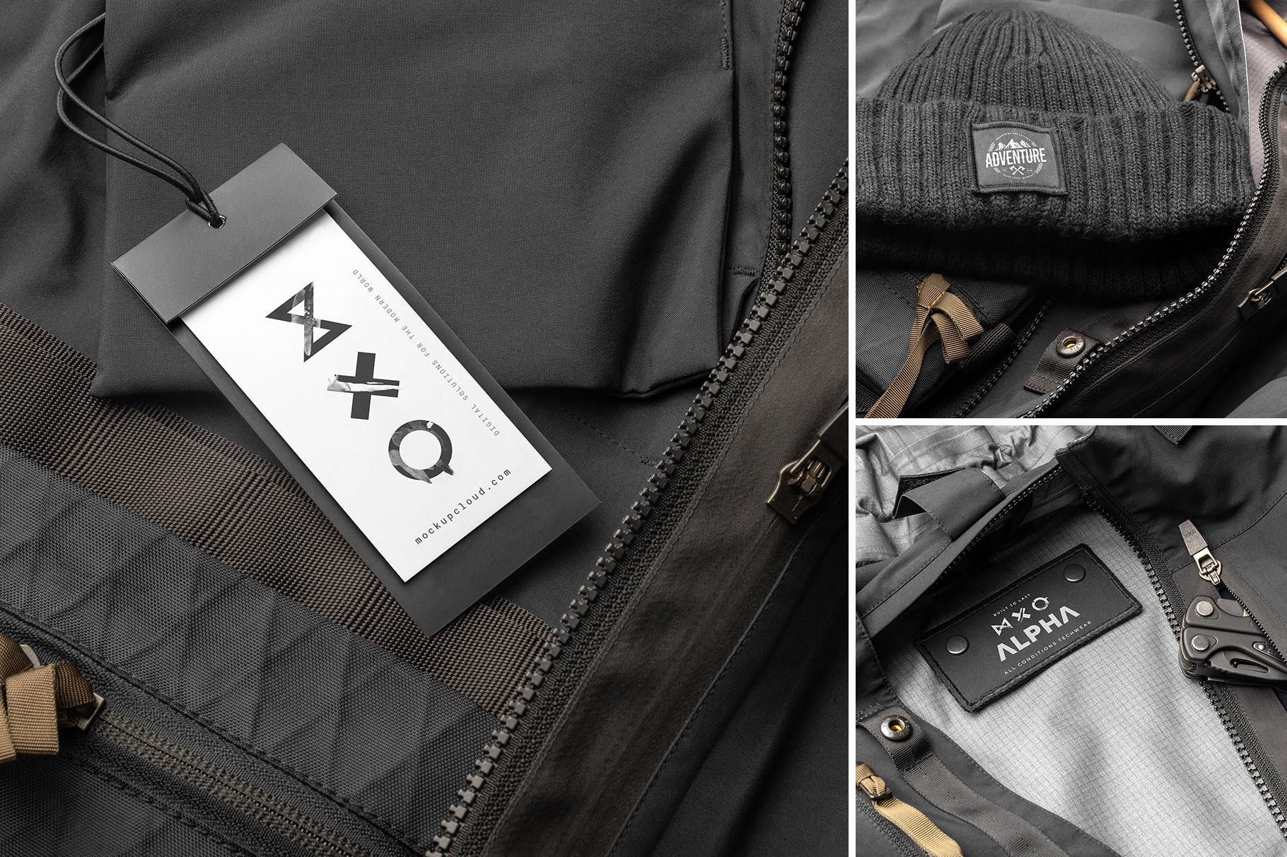 Styline系列服装标签&吊牌VI设计素材库精选模板v3 Styline – Apparel Labels and Tags Mockups vol 3插图(3)