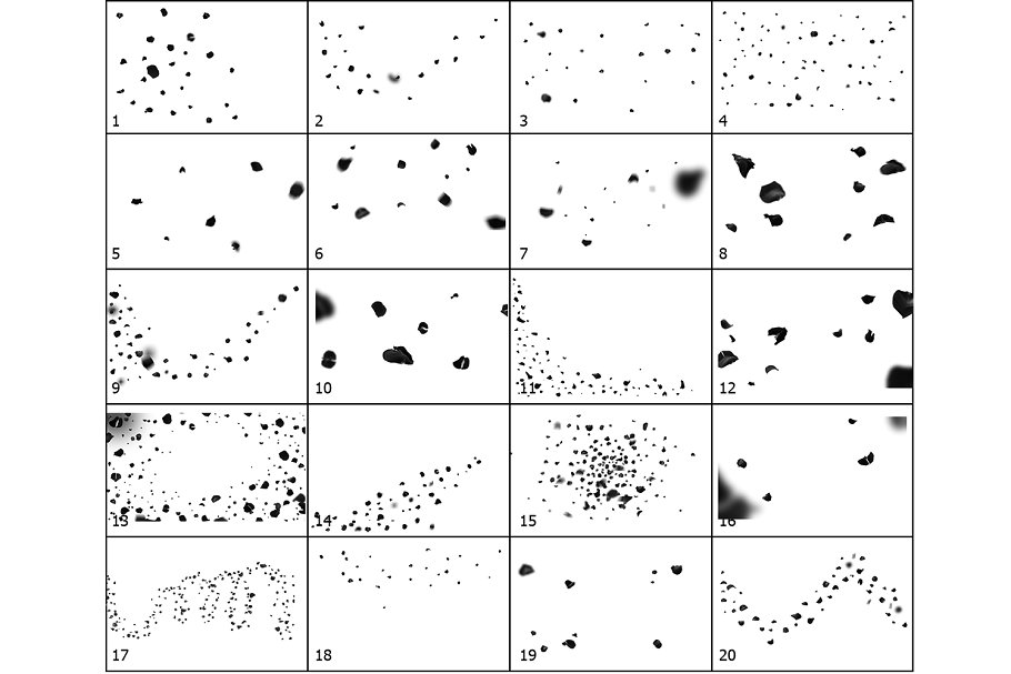 5K高清黑玫瑰元素叠层背景素材 5K Black Rose Petals Overlays插图(3)