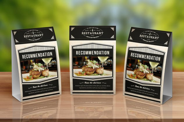 复古优雅餐厅菜单设计PSD模板 Elegant Food Menu 10 Illustrator Template插图(9)