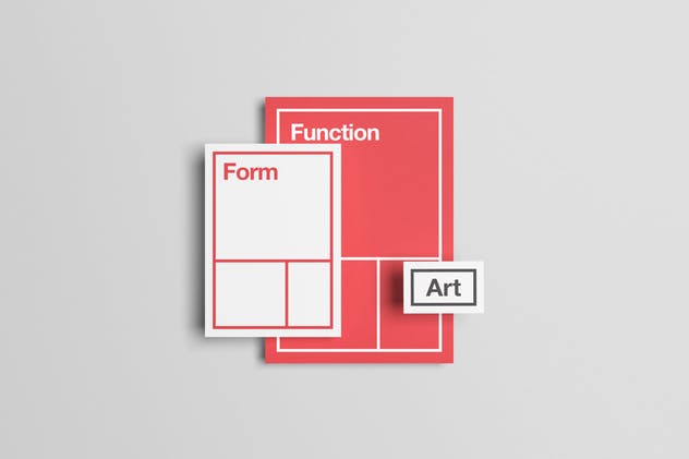 高品质浮动信纸/企业名片样机 Floating Stationery Mock-Up插图(14)