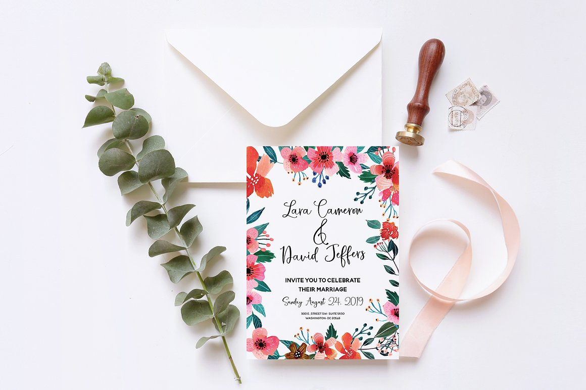 艳丽野花水彩插画集 Wildflowers Watercolor Collection插图(7)