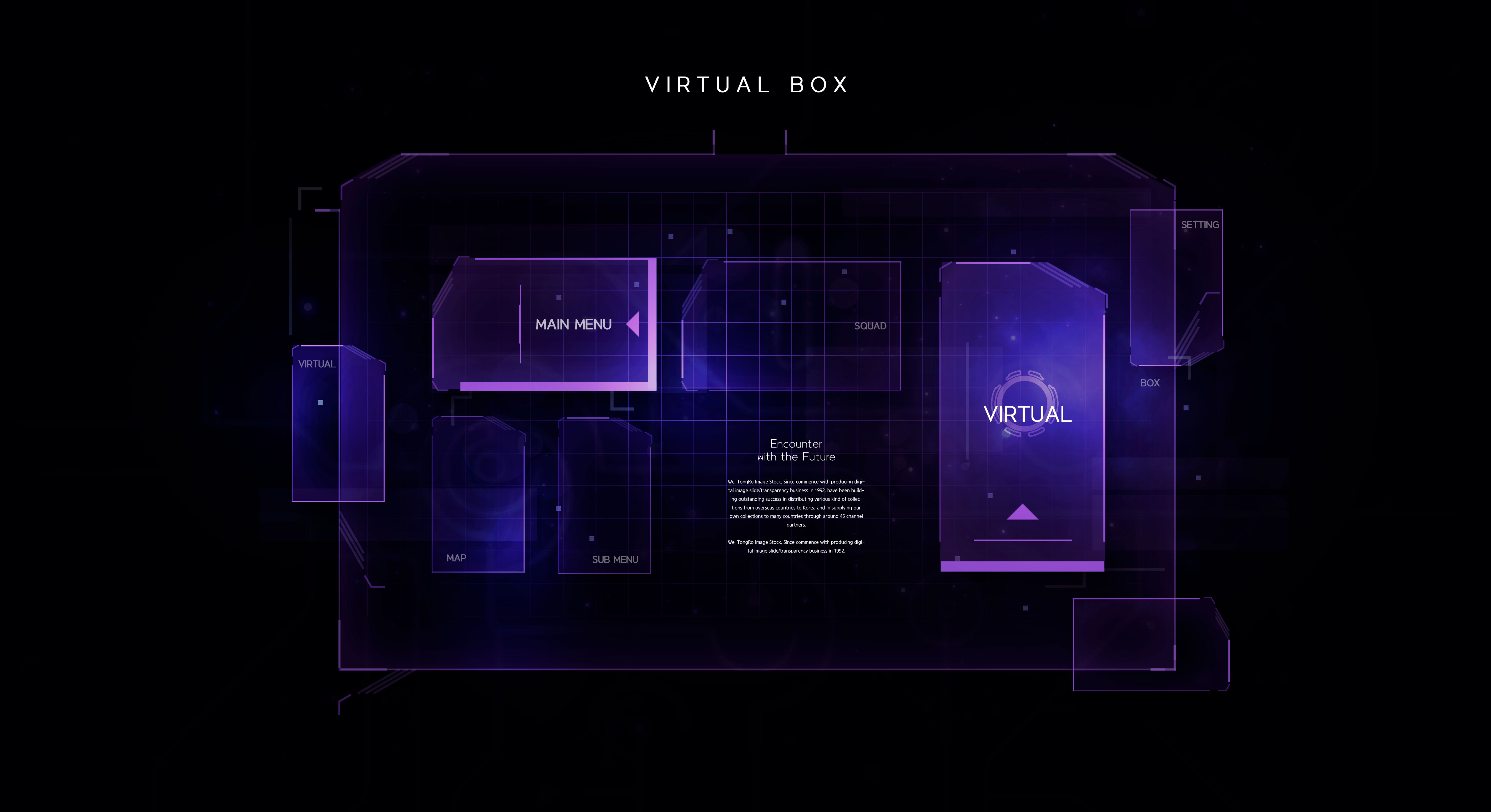 UHD抬头显示UI界面科技元素海报设计套装[PSD]插图(1)