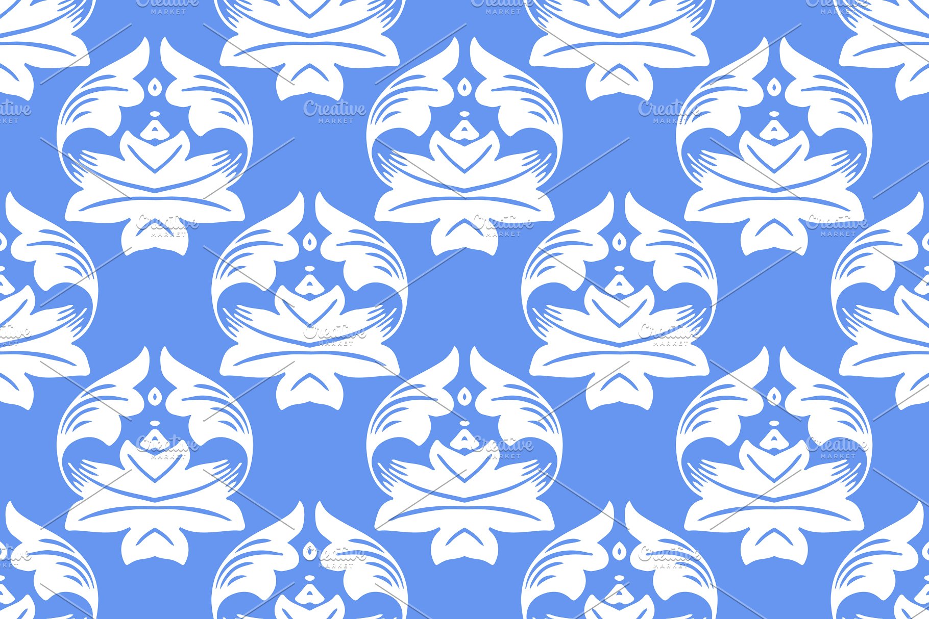 60种颜色1440种锦缎图案纹理[3GB] 1,440 Damask Patterns in 60 Colors插图(13)