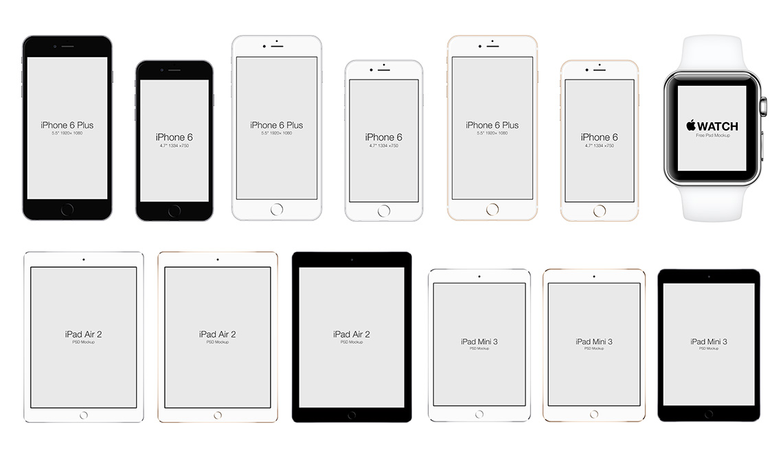 样机素材包 Mockup-Anything Bundle（场景, APP & 印刷设计）插图(2)